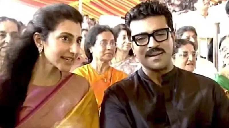 Charan and Nara Brahmani Visuals At CBN oathing ceremony