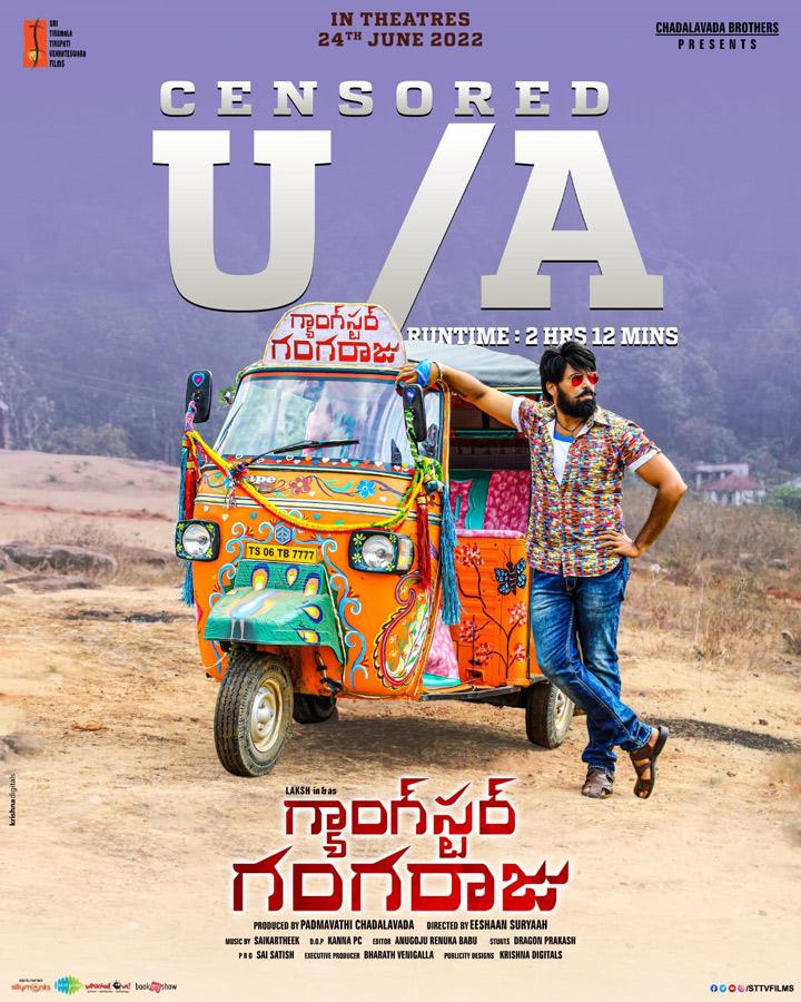 Gangster Gangaraju Received U/A Certificate