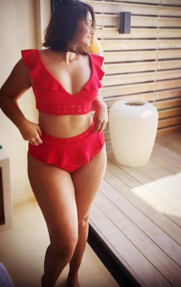 Ileana teases a red hot bikini pic