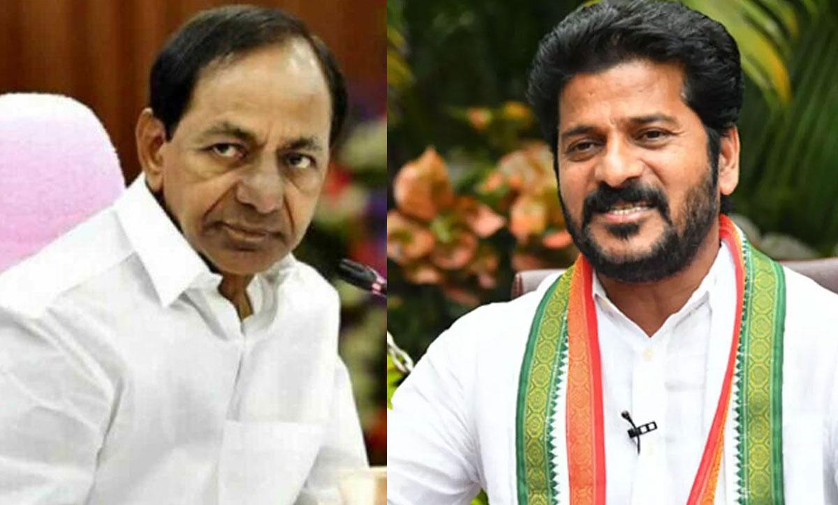 Is this sketch of KCR to trample Revanth Reddy?