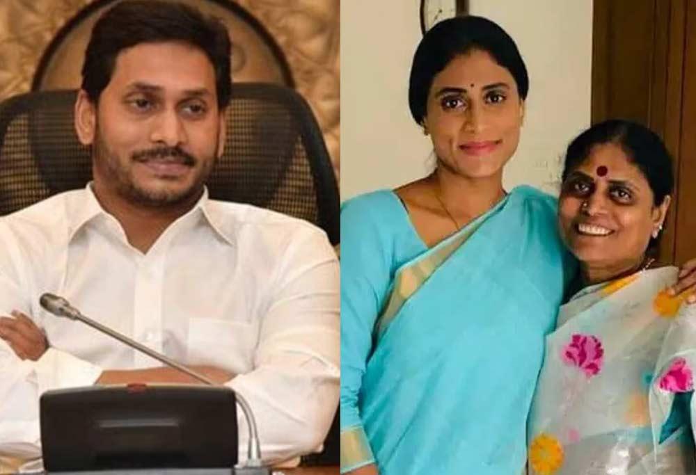 Jagan sensational comments on mother and sister