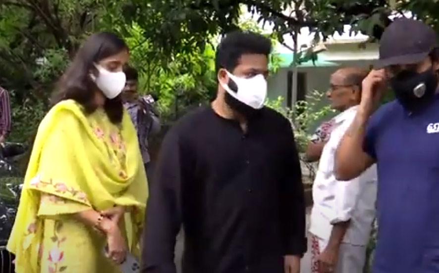 Jr NTR Family Members Visits Uma Maheshwari House