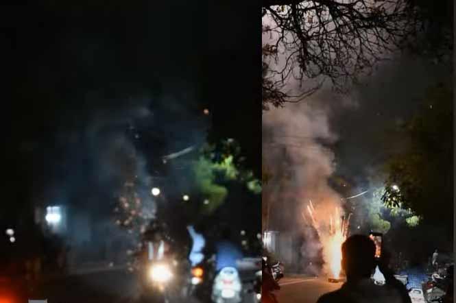 Jr NTR Fans Hungama at NTR House Midnight