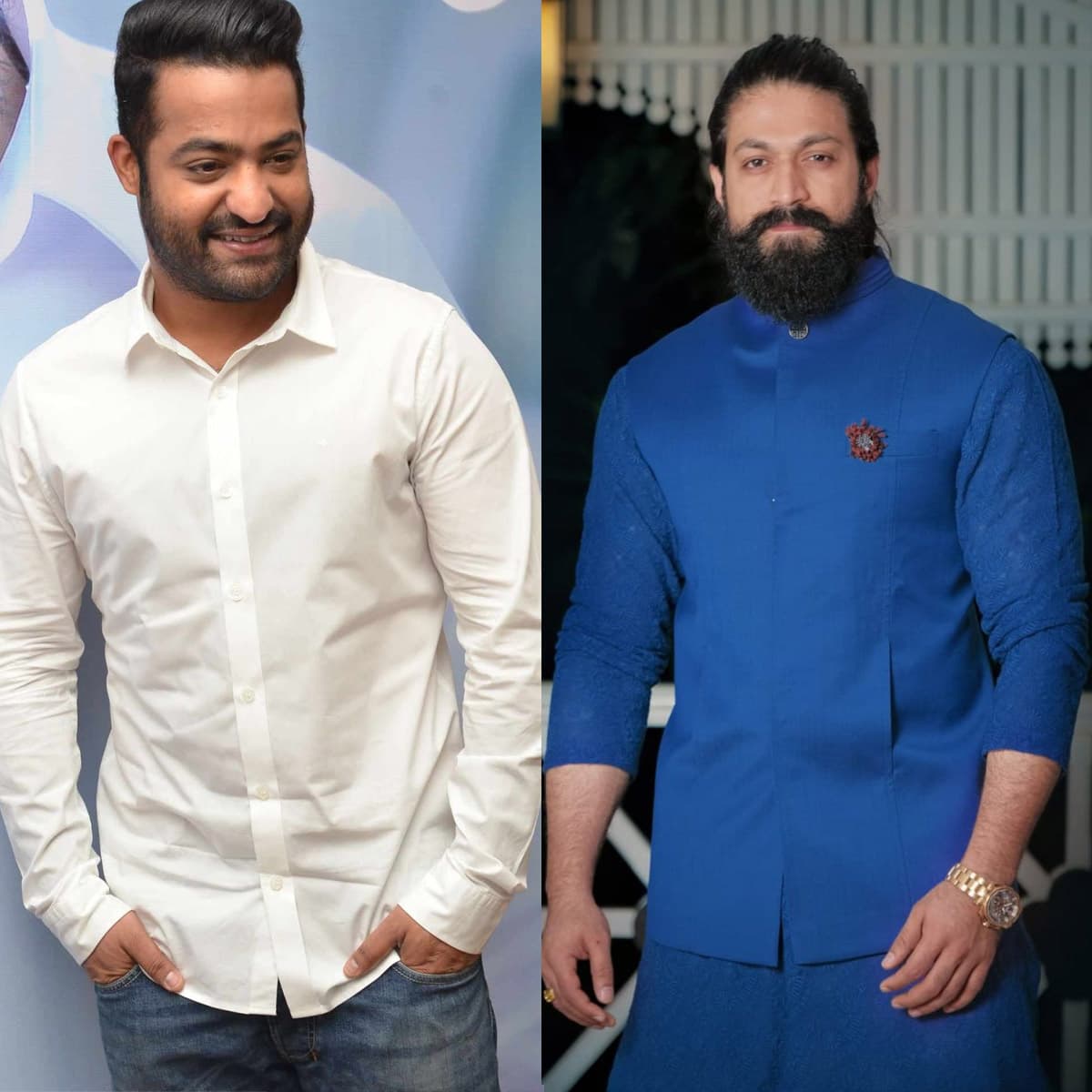 Jr NTR like that.. Yash like this