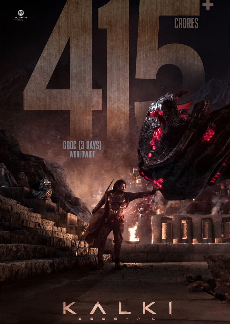 Kalki 2898 AD 3 days world wide collections 