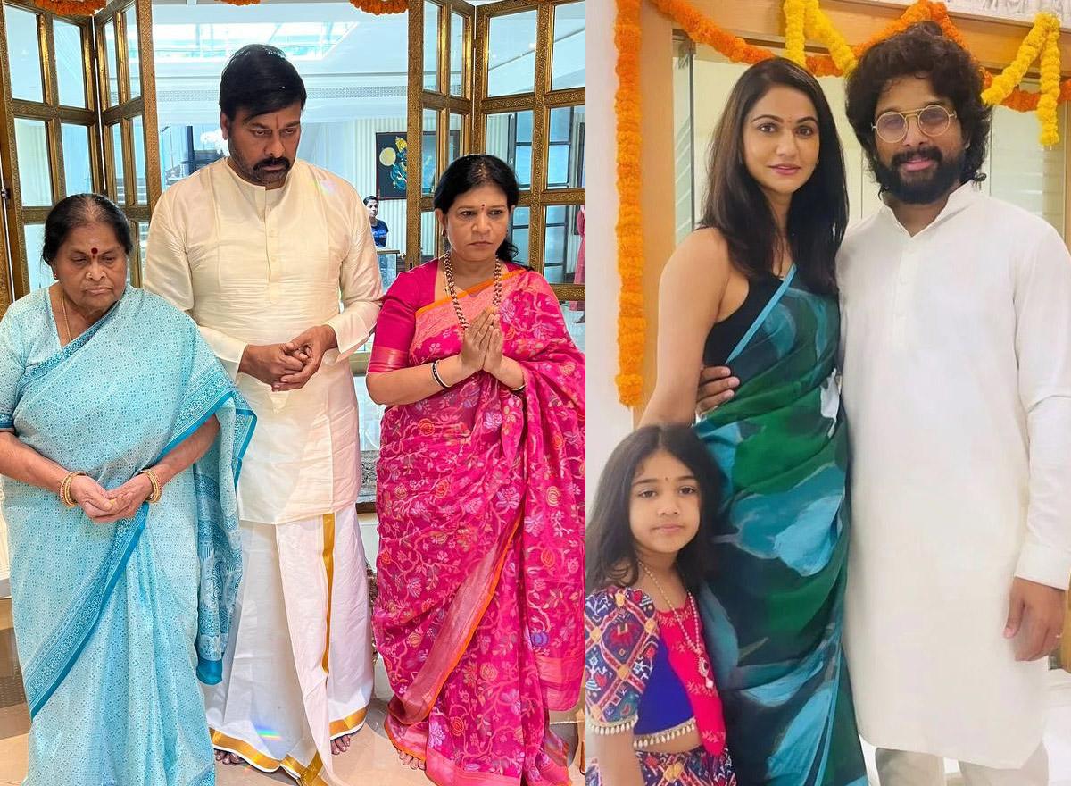 Megastar Chiranjeevi family Vinayaka Chavithi celebrations