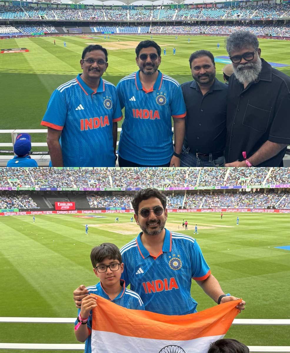 Minister Nara Lokesh attended the India-Pakistan match 