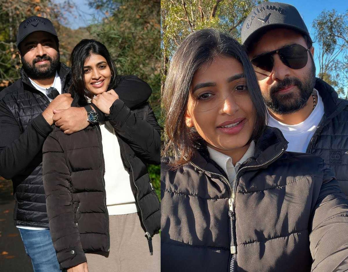 Nara Rohith enjoying vacation with his fiance