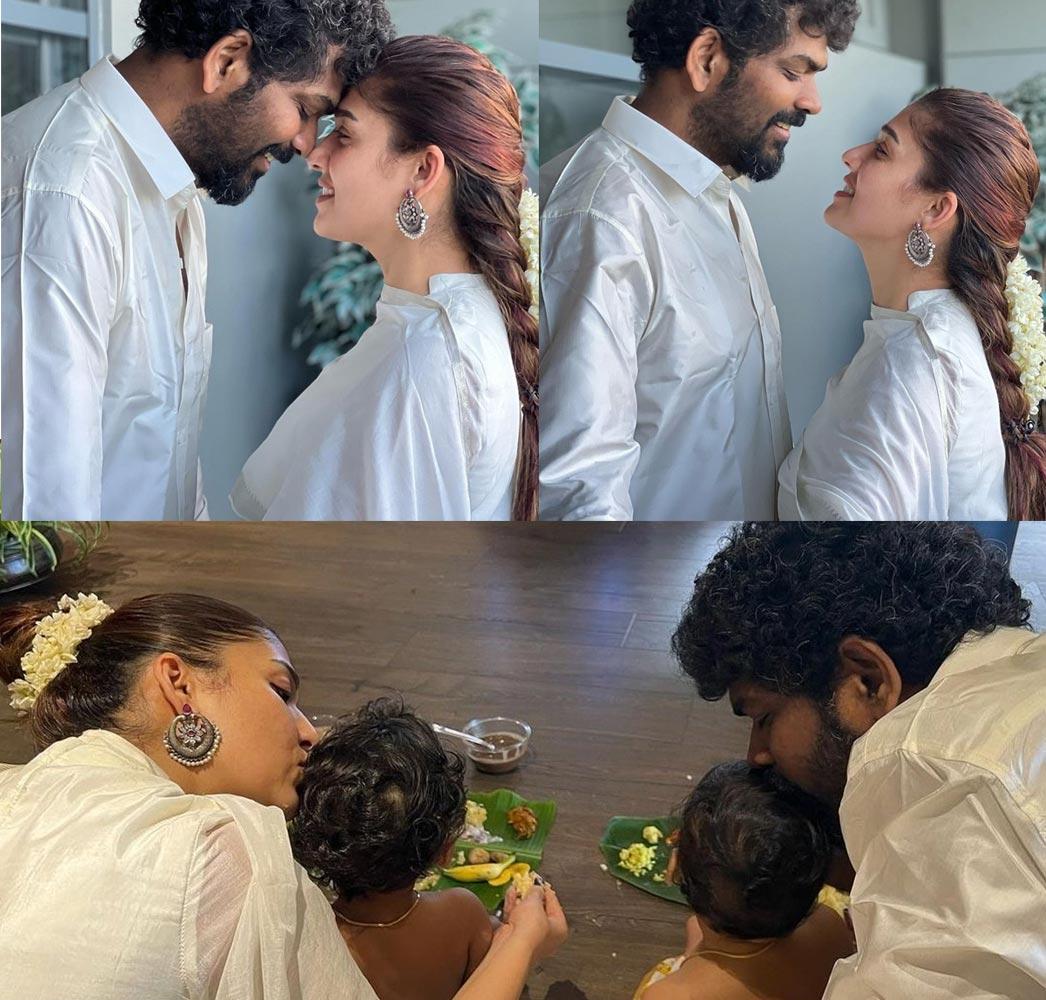 Nayan, Vignesh celebrate 1st Onam with twin boys