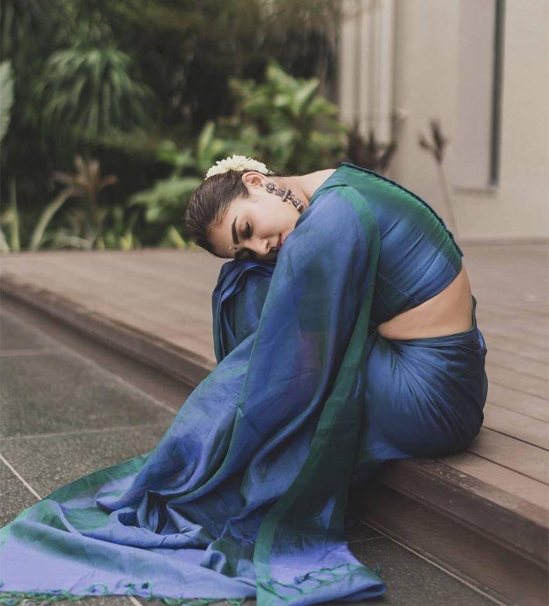 Nayanthara latest saree look viral