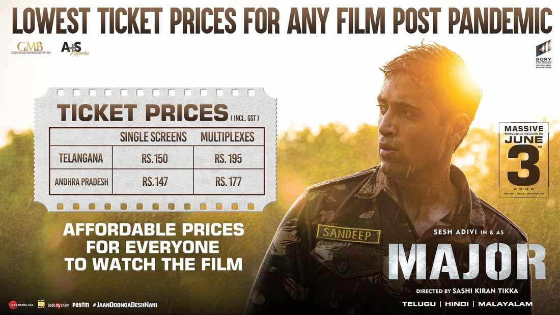 Pan India Film Major Lowest Ticket Prices