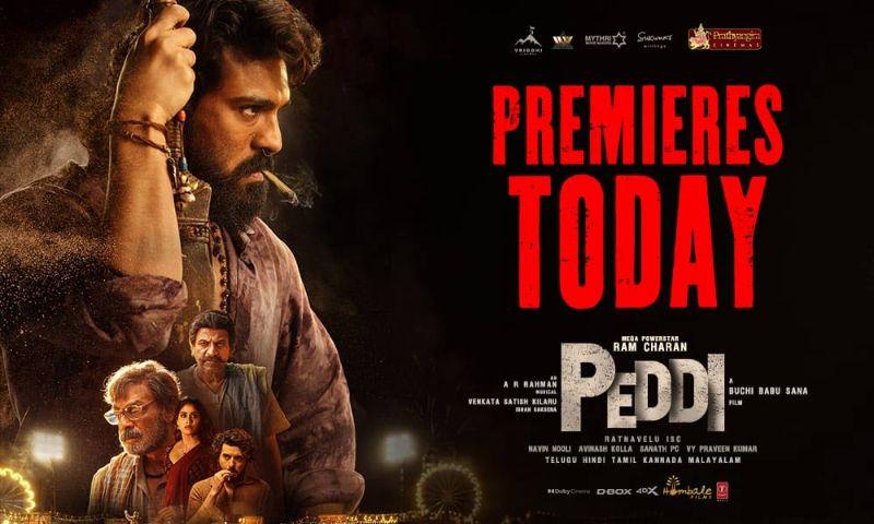 Peddi celebrity premiere at Mythri Vimal