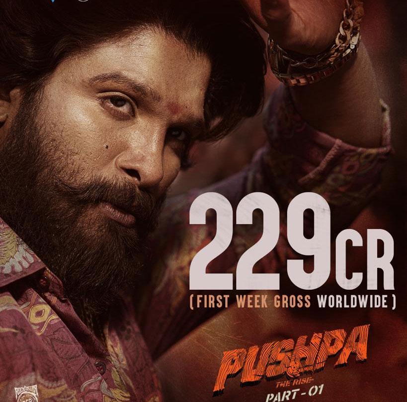 Pushpa First Week Collections 
