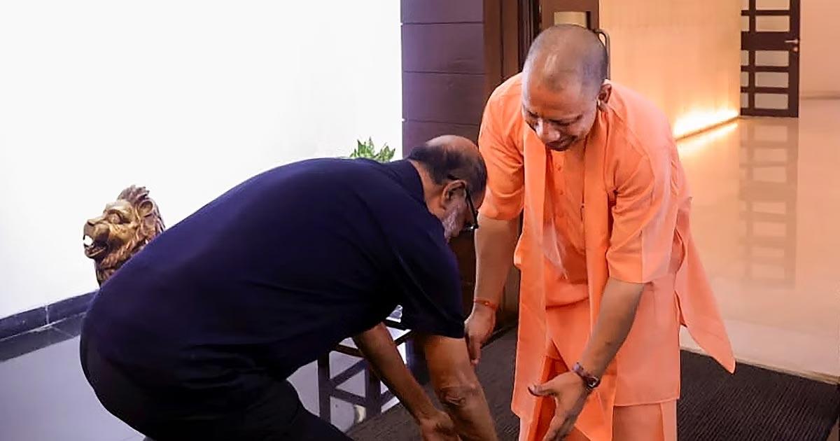 Rajinikanth Explains Why He Touched Yogi Adityanath Feet