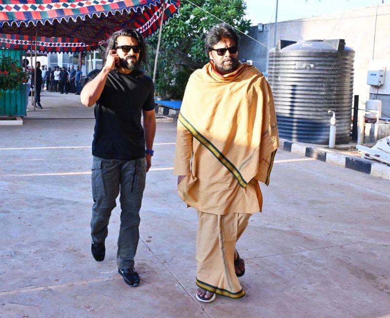 Ram Charan meets AP Dy CM Pawan Kalyan 