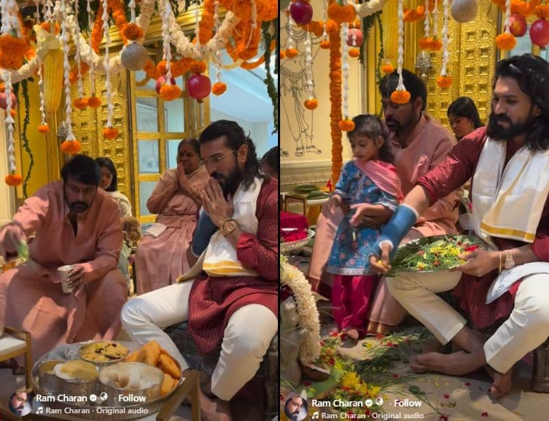 Ram Charan's Divine Vinayaka Chathurthi Vibes 