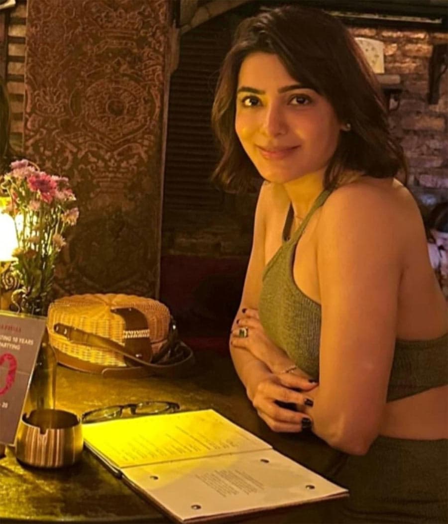 Samantha Goes For Morning Walk In Bali