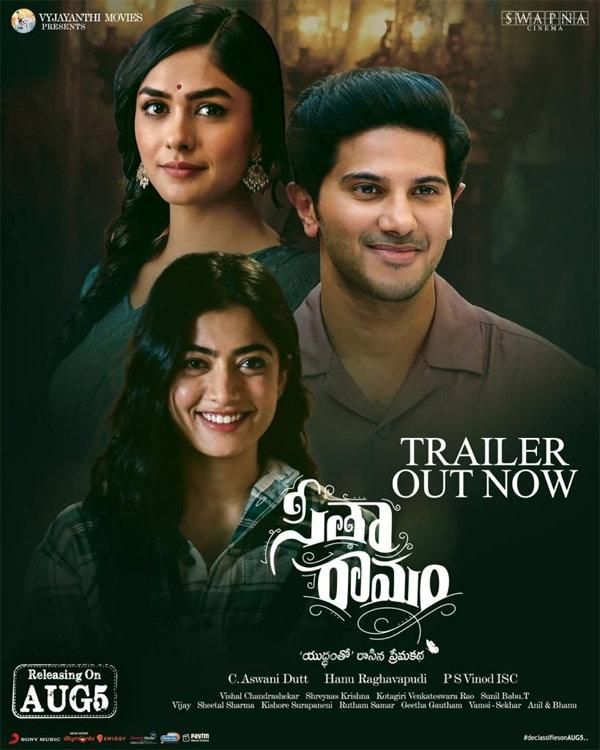 Sita Ramam trailer released 