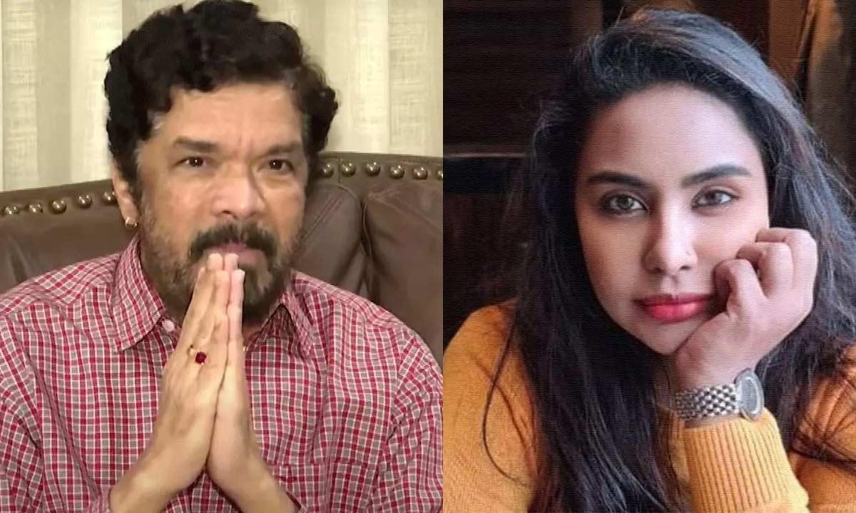 Srireddy escaped-Posani arrested