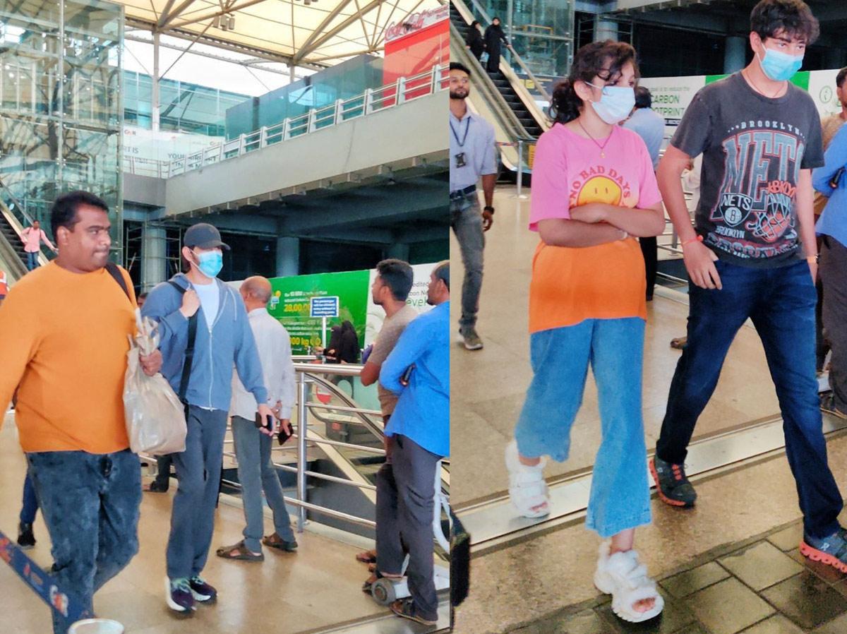 Superstar family to Hyderabad after the Switzerland trip