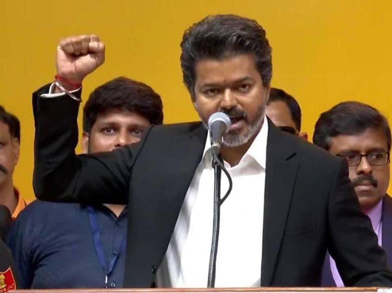 Family missing from Vijay swearing-in ceremony