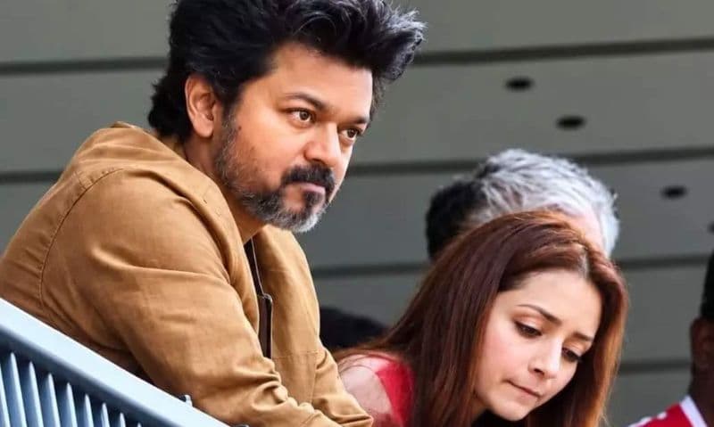 Vijay And Trisha Spotted Together At Ajith Kumar's Silverstone Race