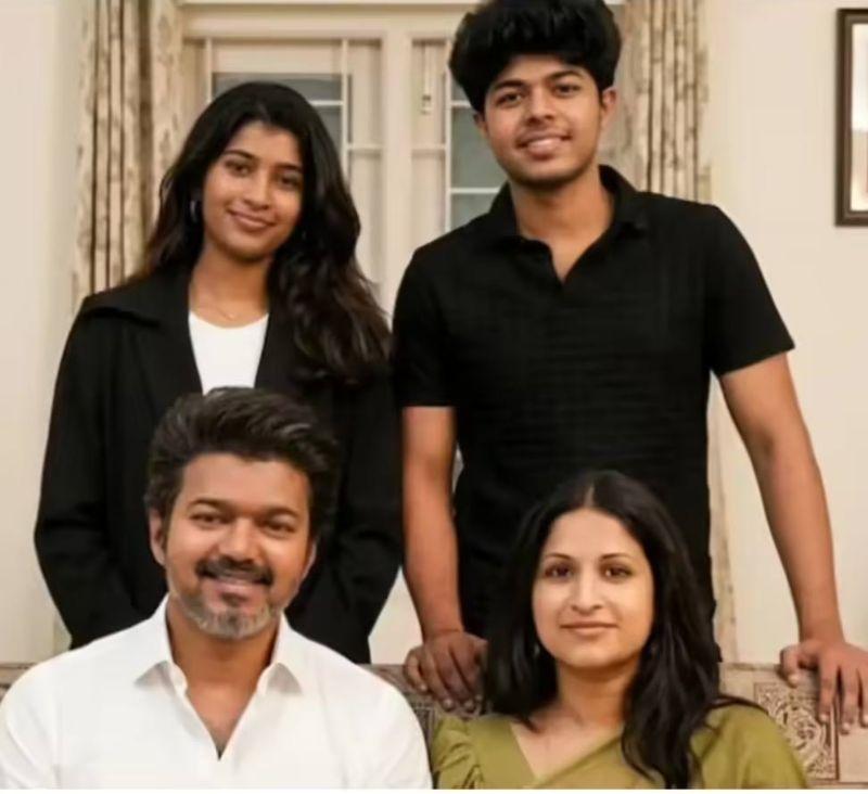 Vijay wife and Kids missing from his Oath taking Ceremony