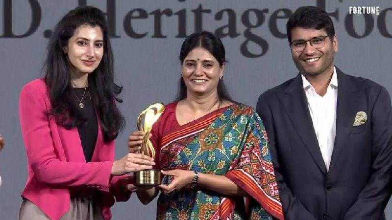 Rare recognition for Nara Brahmani