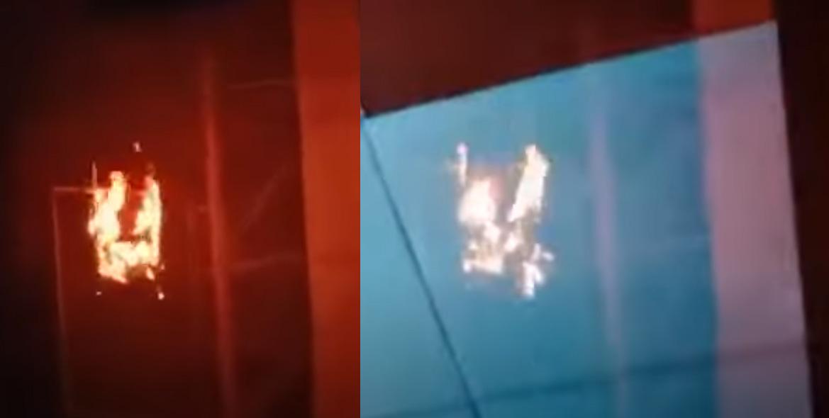 Vijay fans made fire on the screen while watch Beast Movie