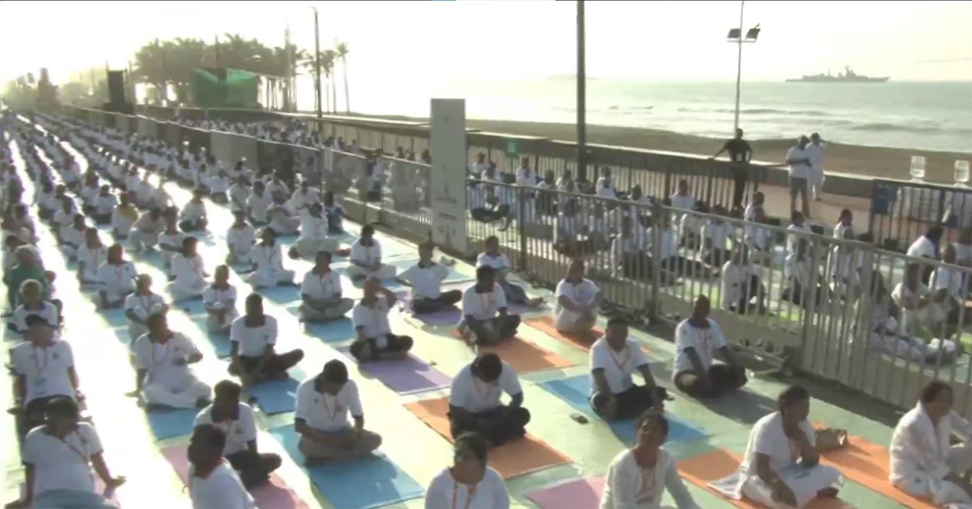 Yogandhra event in Visakhapatnam sets Guinness world record