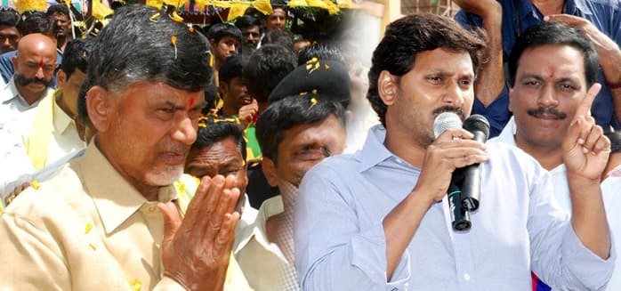 YS Jagan and Chandrababu Naidu Vedas are playing  