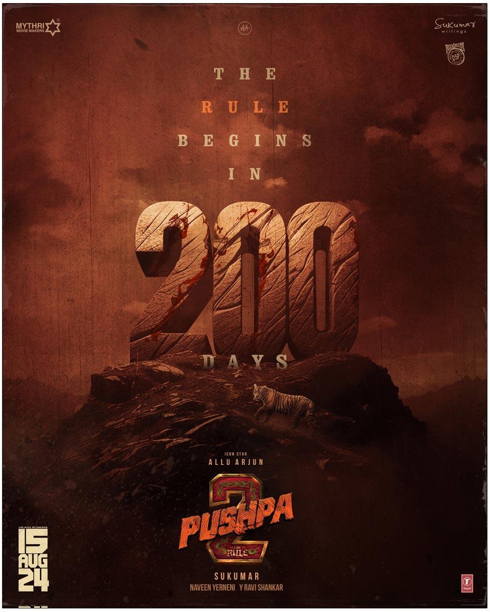 200 Days To Go For Pushpa 2 The Rule