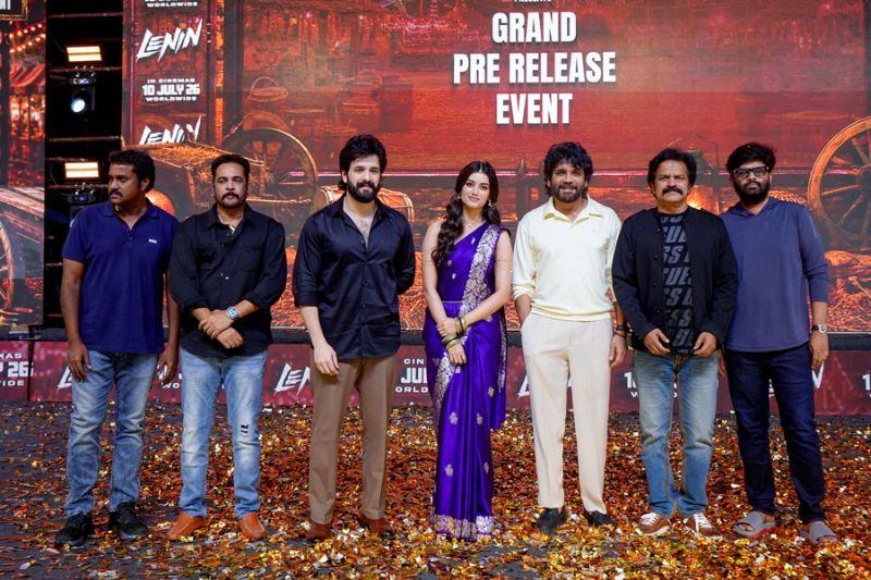Akhil Akkineni Bhagyashree Borse Lenin Pre Release Event Highlights