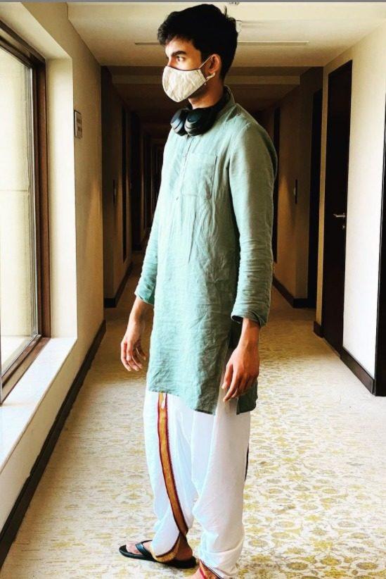 Akira Nandan's Dhoti Look A Hit!