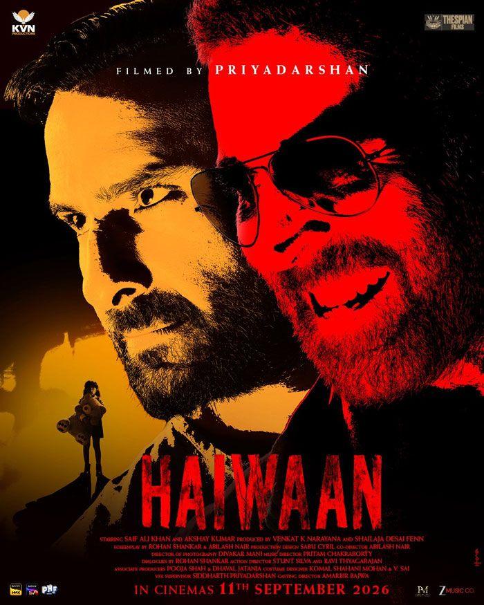 Akshay Kumar And Saif Ali Khan Haiwaan First Look