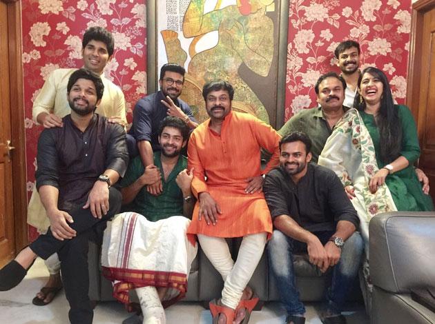 Diwali Special Rare Pic of Mega Family