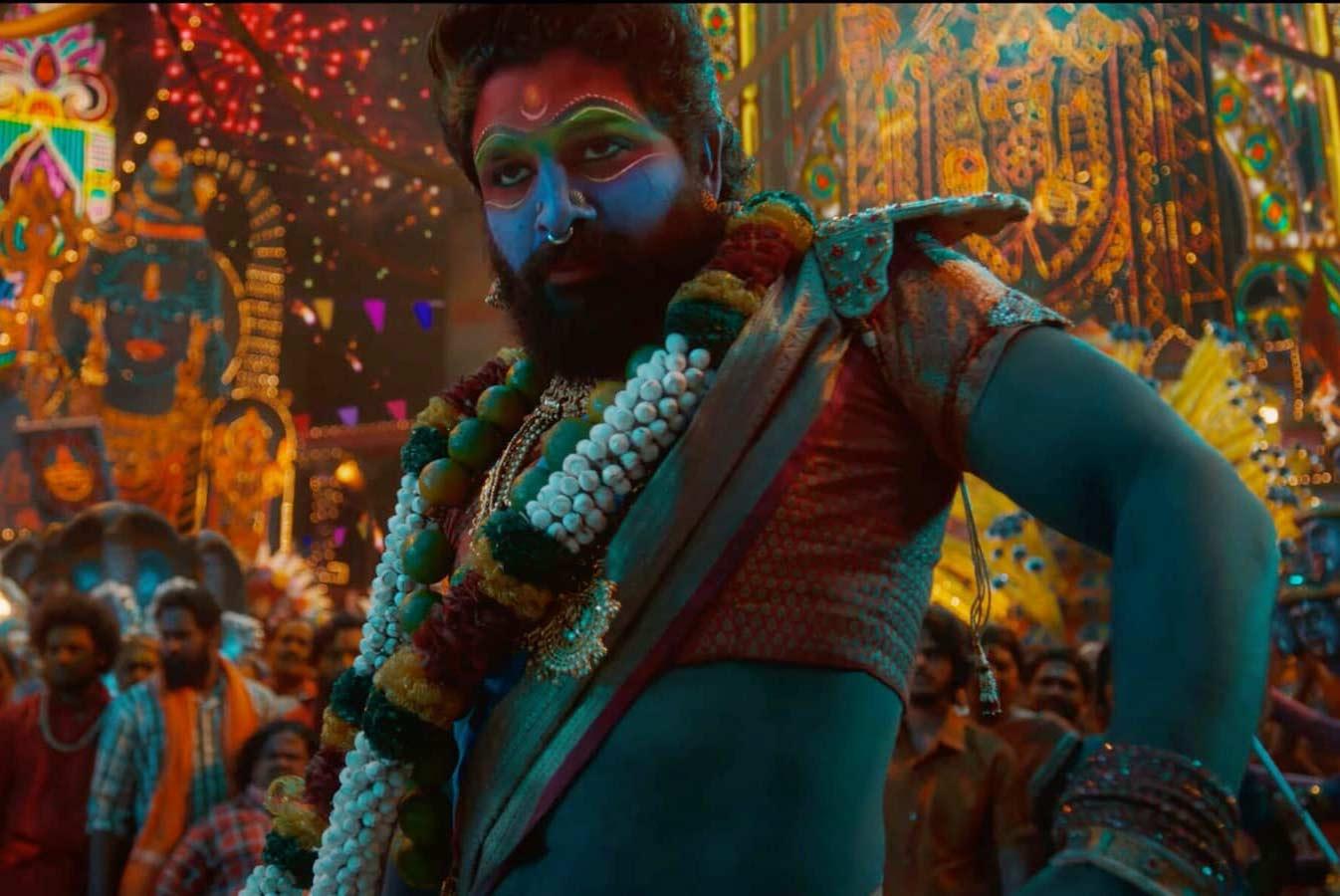 Allu Arjun stunning takes for iconic scene in Pushpa The Rule