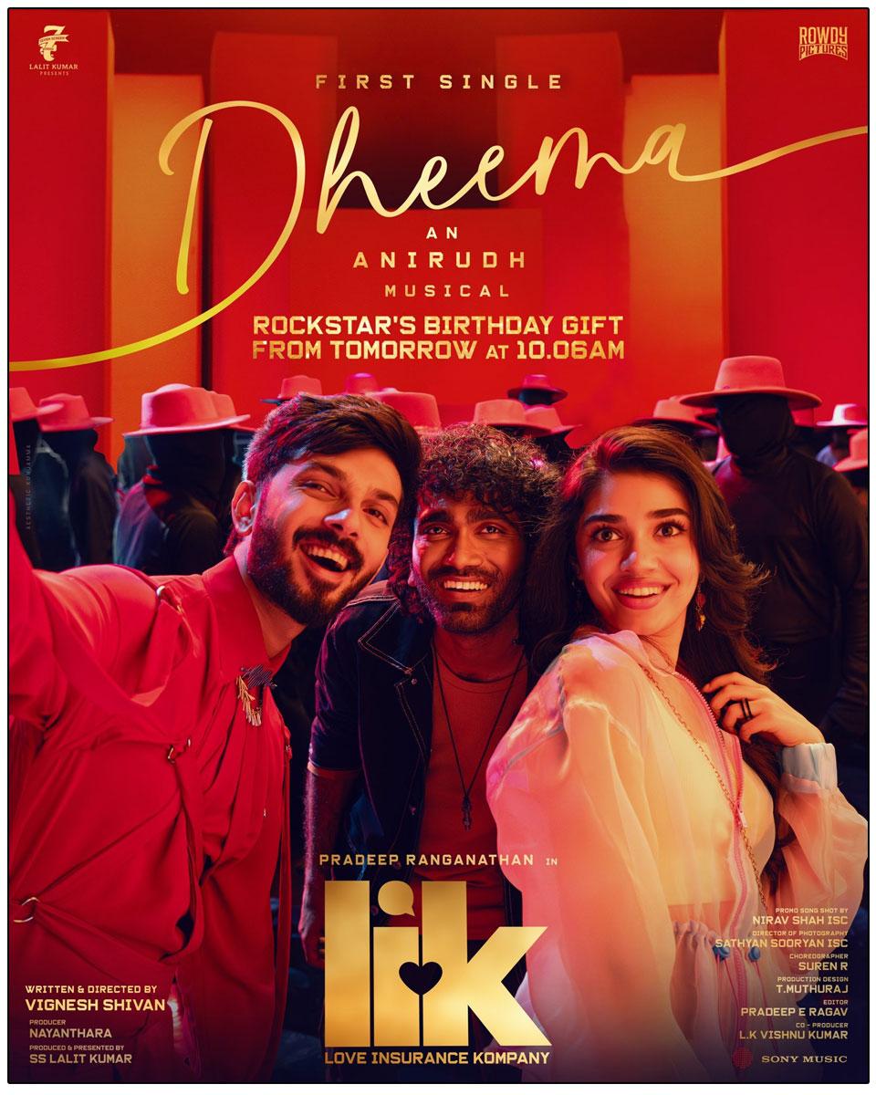 Dheema Song From LIK Arriving Tomorrow