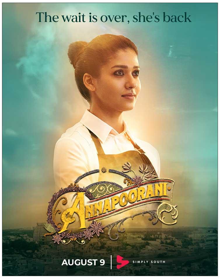 Annapoorani To Resume Streaming From August 9