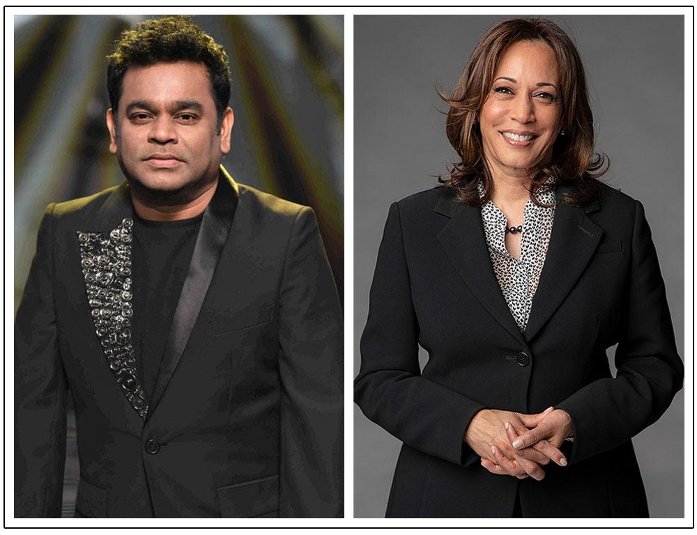 AR Rahman Promotes Kamala Harris