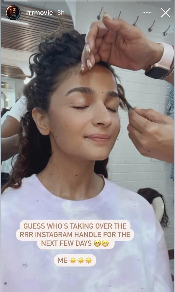 Alia's stunning take over RRR