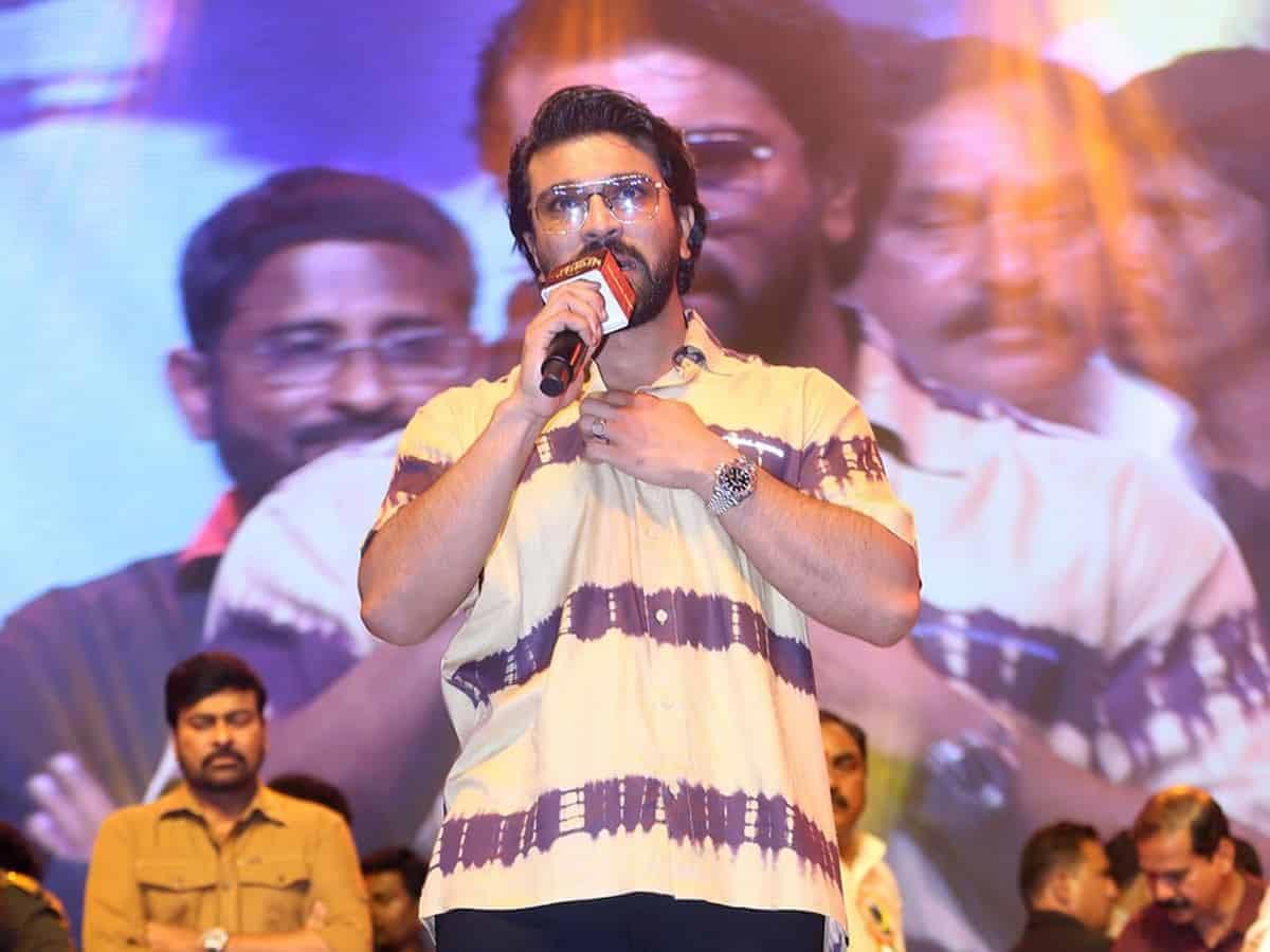 Ram Charan Warming To Those Comment Chiranjeevi