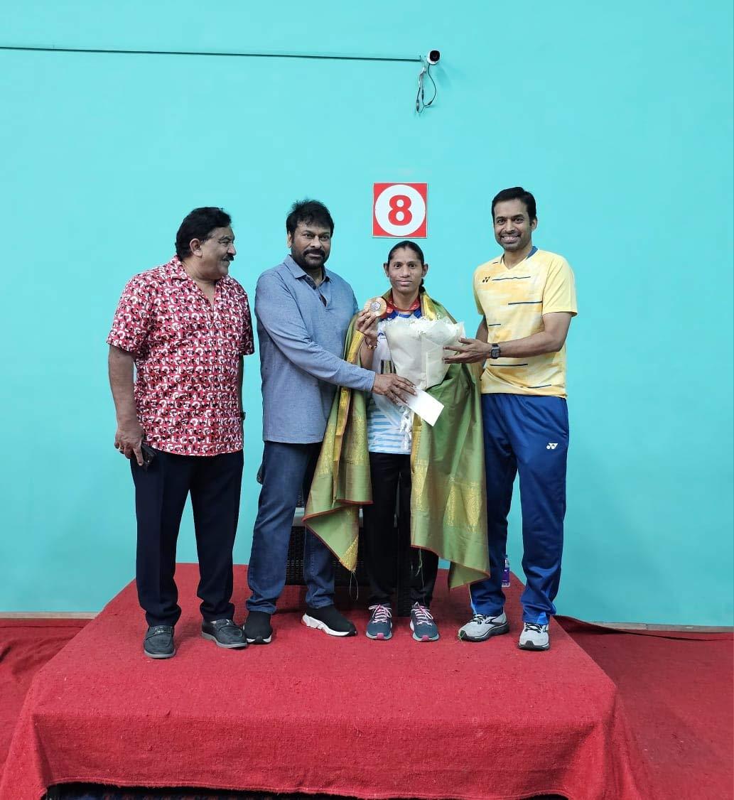 Mega Star steps in for Para Olympic Medalist Deepthi Jeevanji