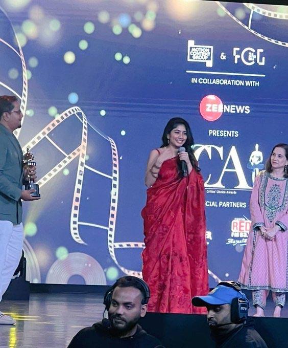 Sai Pallavi wins Critics Choice Award