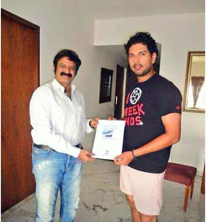 Dear Balayya Fans! Yuvraj Helped Balakrishna, Not Balayya to Yuvi