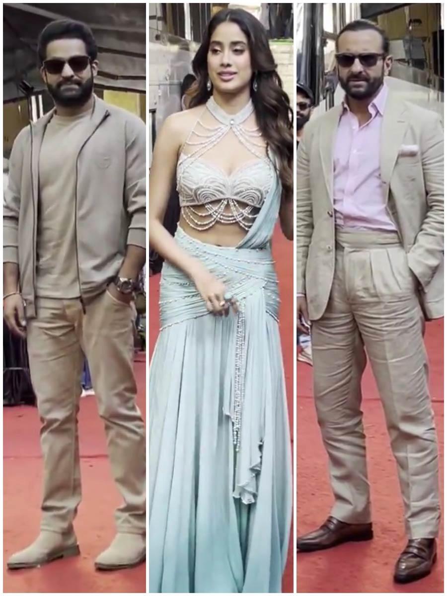 NTR, Saif, Janhvi promotes Devara on The Great Indian Kapil Show