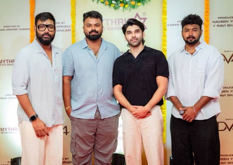 Dhruv Vikram DV4 Commenced by Mythri Movie Makers as Fourth Tamil Project