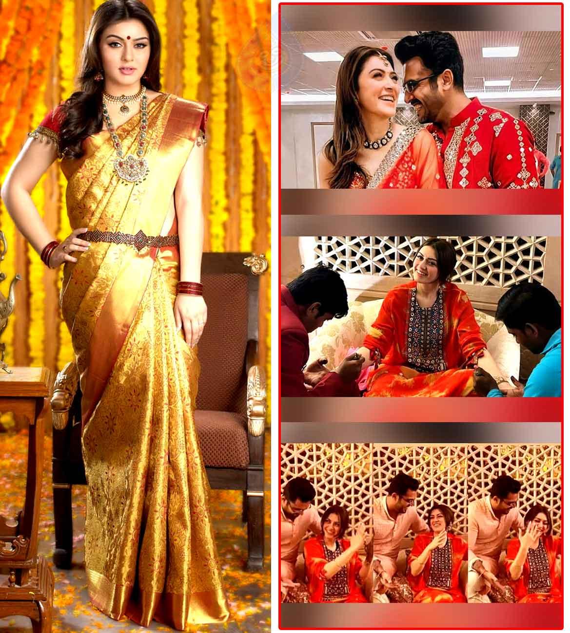 Hansika Motwani's Mehendi celebrations
