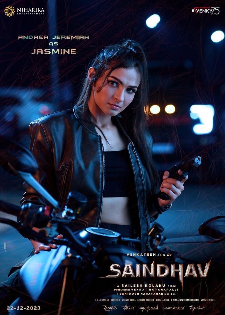 Introducing Andrea Jeremiah As Jasmine From Saindhav