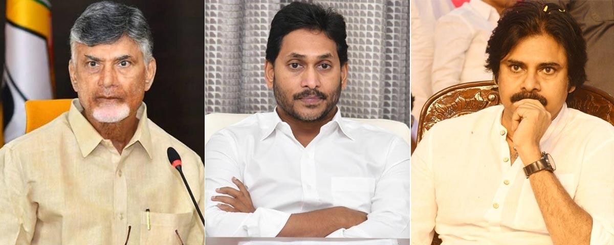 Jagan, CBN, Pawan Experiencing Tense Moments